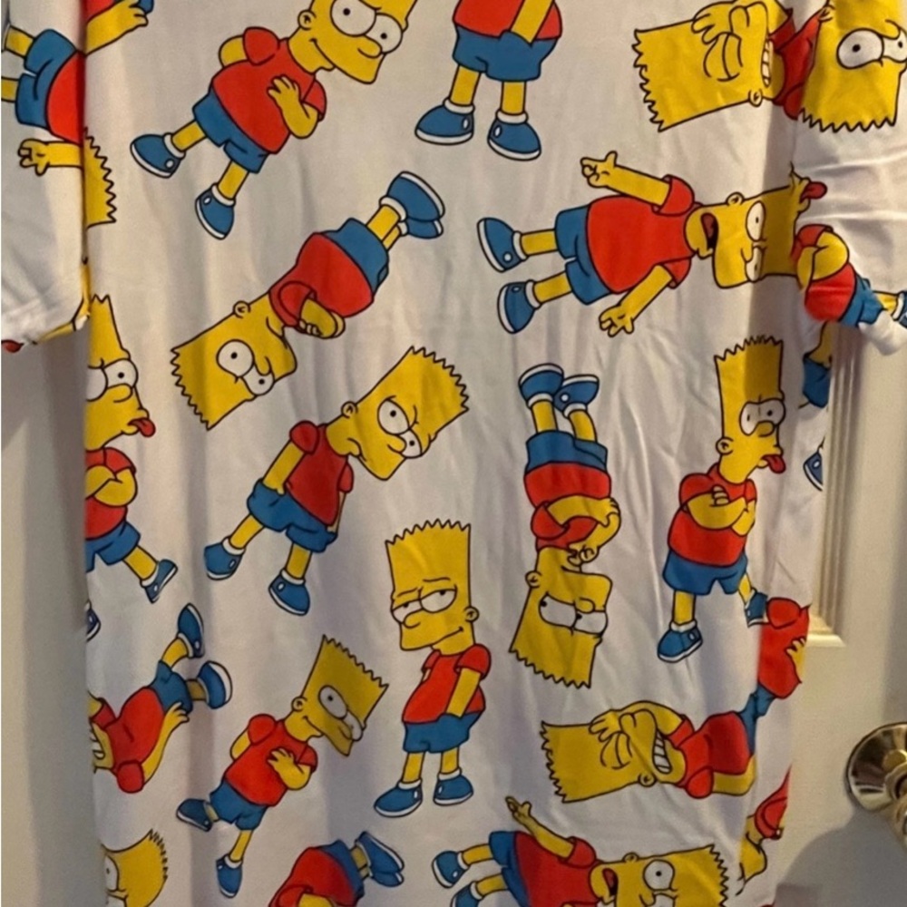 Men’s The Simpsons Bart Simpson T-shirt Size Large 20th Century Fox Brand New